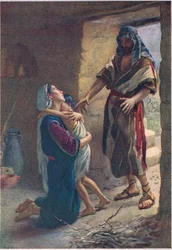 La vedova di Zarepta, illustrazione da 